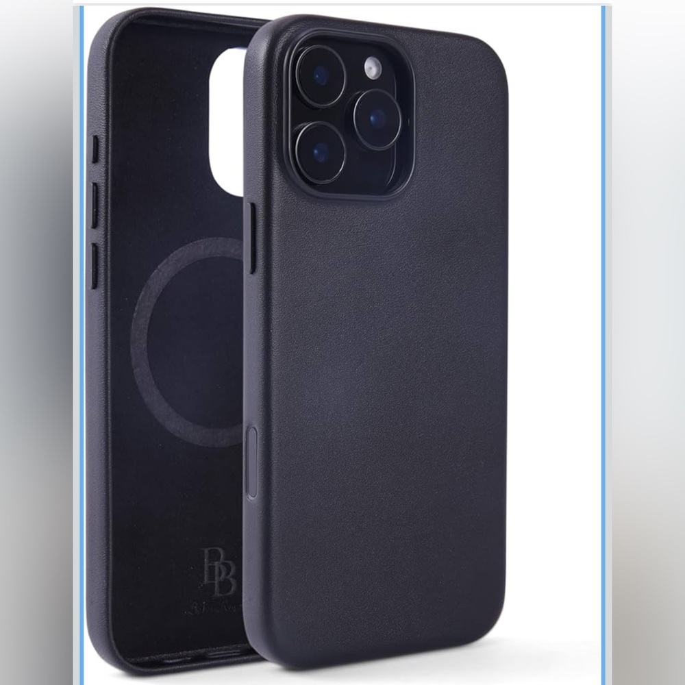 Leather iPhone 16 Pro Max (6.9") MagSafe Case with Camera Button